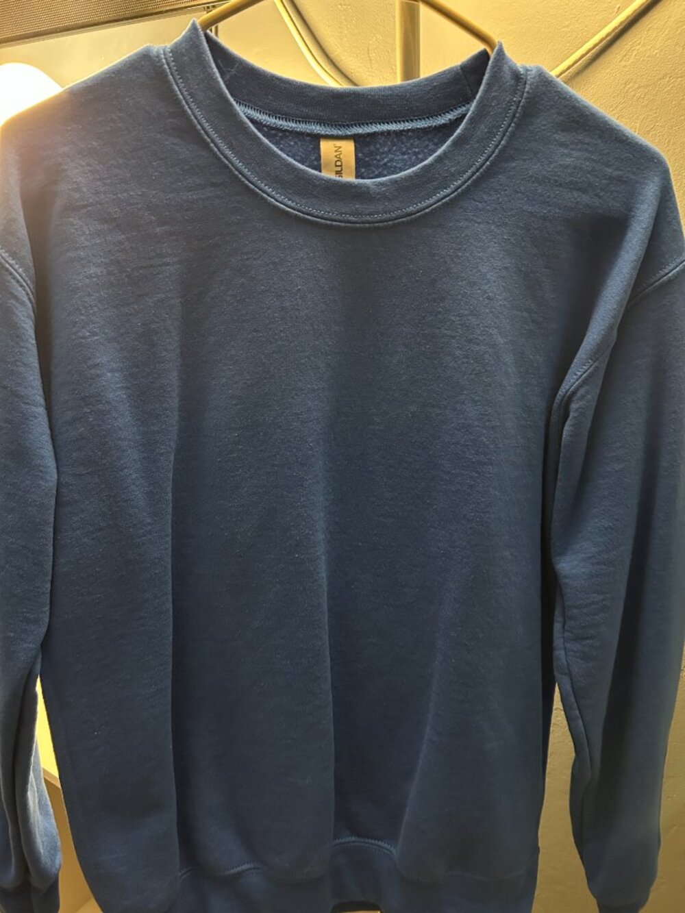 Glidan Blue Crewneck Sweatshirt Unisex Size S